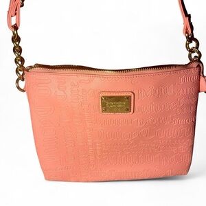 Juicy Couture Coral Embossed Crossbody Bag